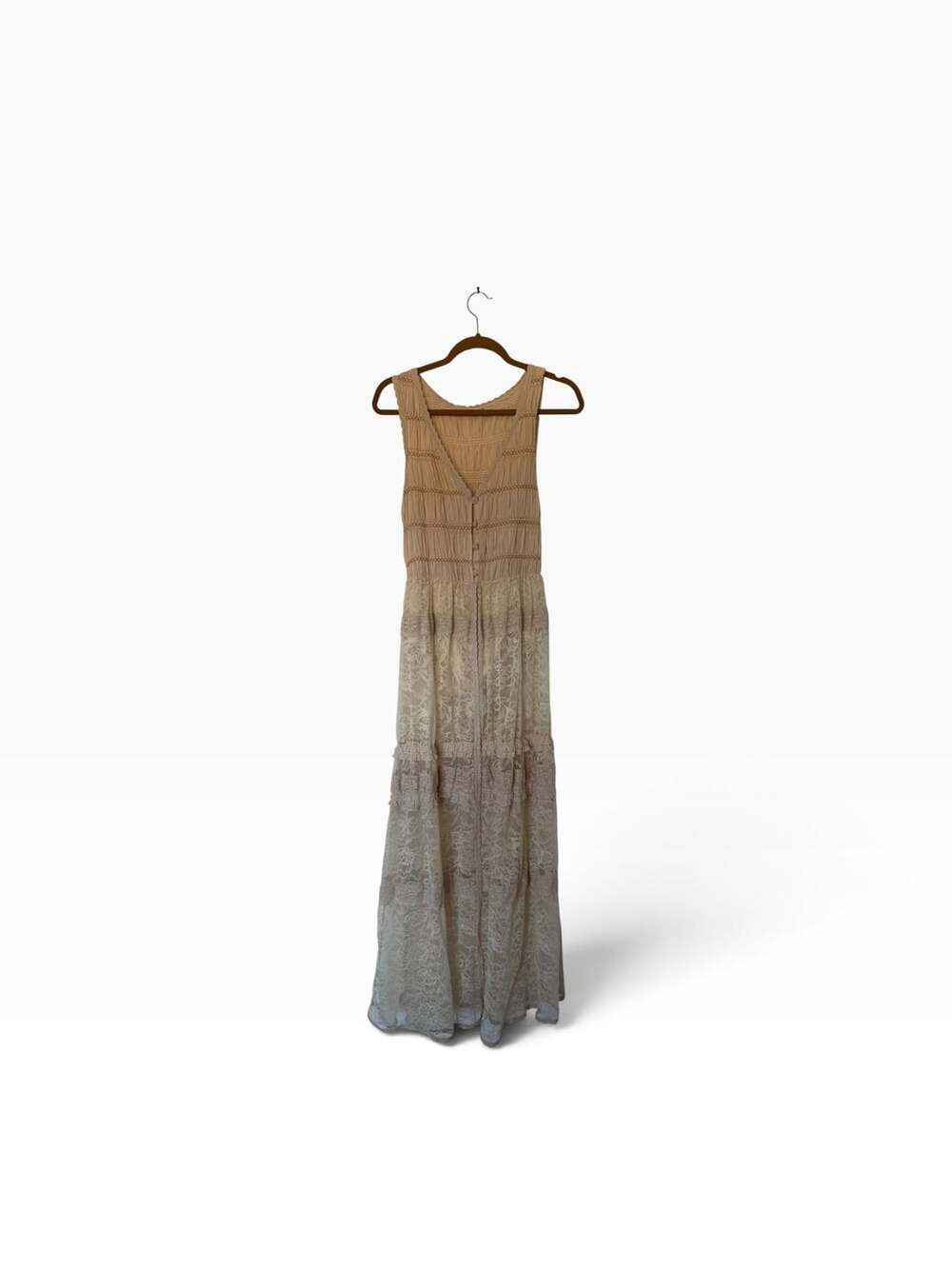 Free People Sweet Saloon Sleeveless Maxi Dress Size S
